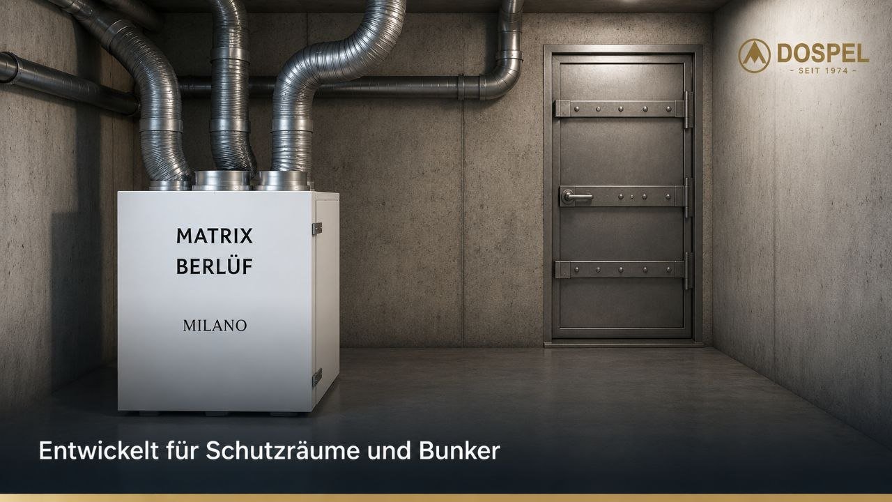 Berluf Matrix für Schutzräume und Bunker Banner